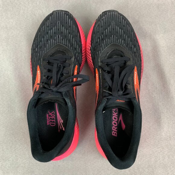 Brooks Womens Shoes Size 7.5 B Pink Black Hyperion Tempo Running 1203281B086 - Picture 8 of 10
